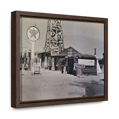 Texaco Station Continental Divide Gallery Canvas Wraps, Horizontal Frame