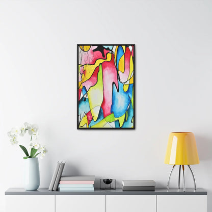 Blue Flame Gallery Canvas Wraps, Vertical Frame