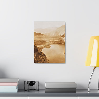 San Gabriel Dirt Fill Dam #1 Stretched Canvas 1.5" 12″ x 16″