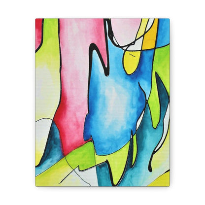 Blue Flame Canvas Gallery Wraps 8″ x 10″ 1.25"