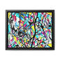 Kaleidoscope Gallery Canvas Wraps, Horizontal Frame 10″ x 8″ Black Premium Gallery Wraps (1.25″)