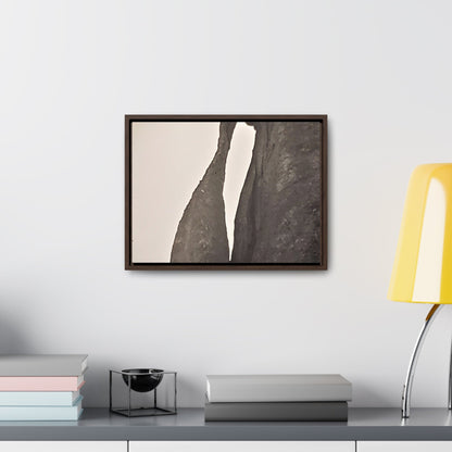The Needles Eye Gallery Canvas Wraps Horizontal Frame 16″ x 12″ Walnut Premium Gallery Wraps (1.25″)
