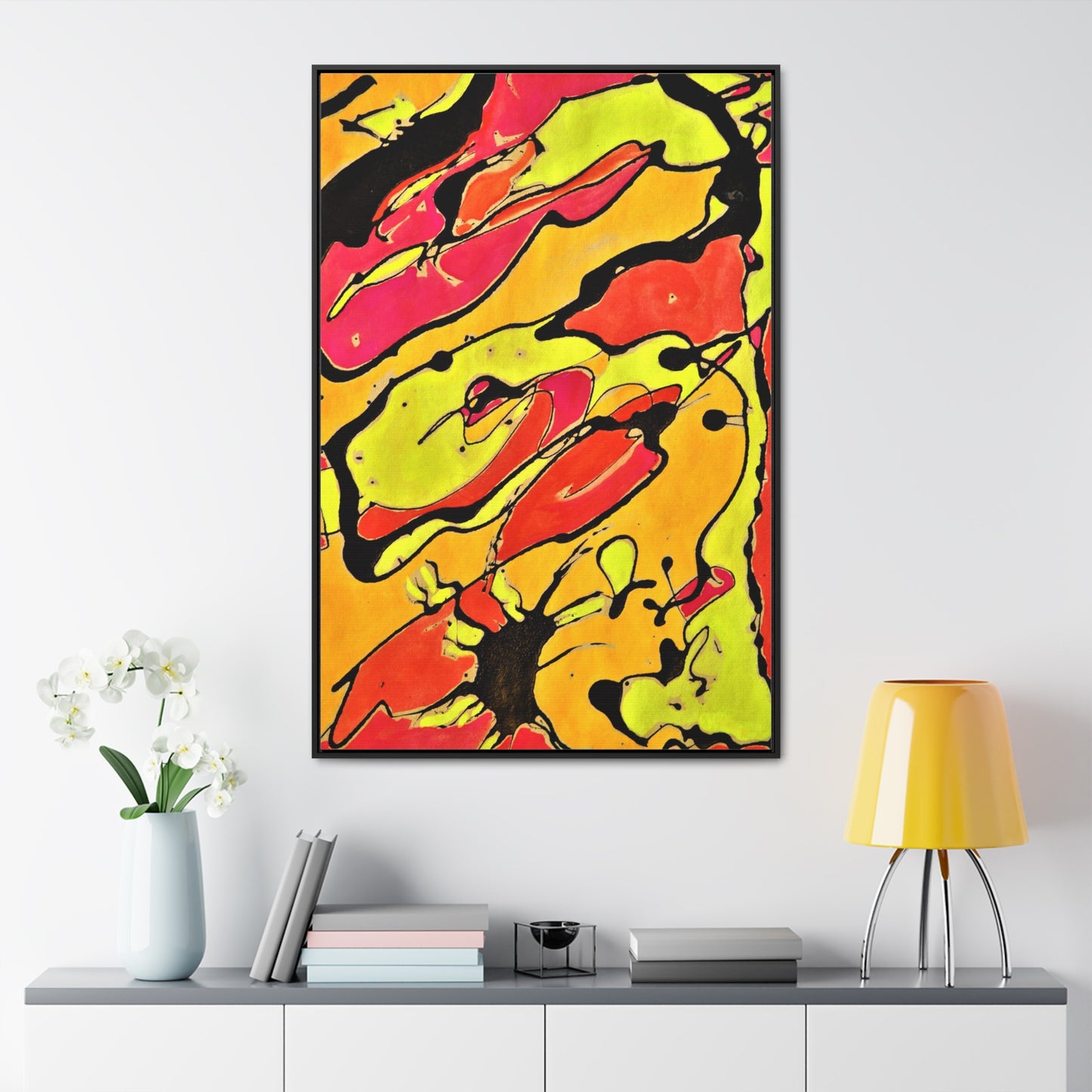 80's Rapture Gallery Canvas Wraps, Vertical Frame