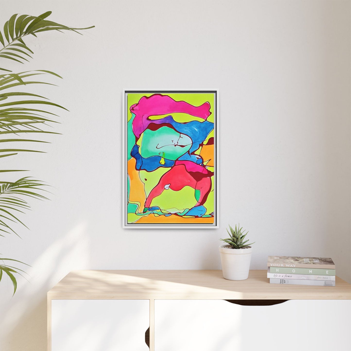 Kool Kid Matte Canvas Framed - Kia Day Design