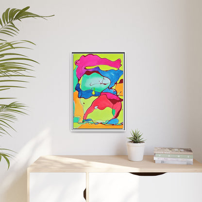 Kool Kid Matte Canvas Framed - Kia Day Design