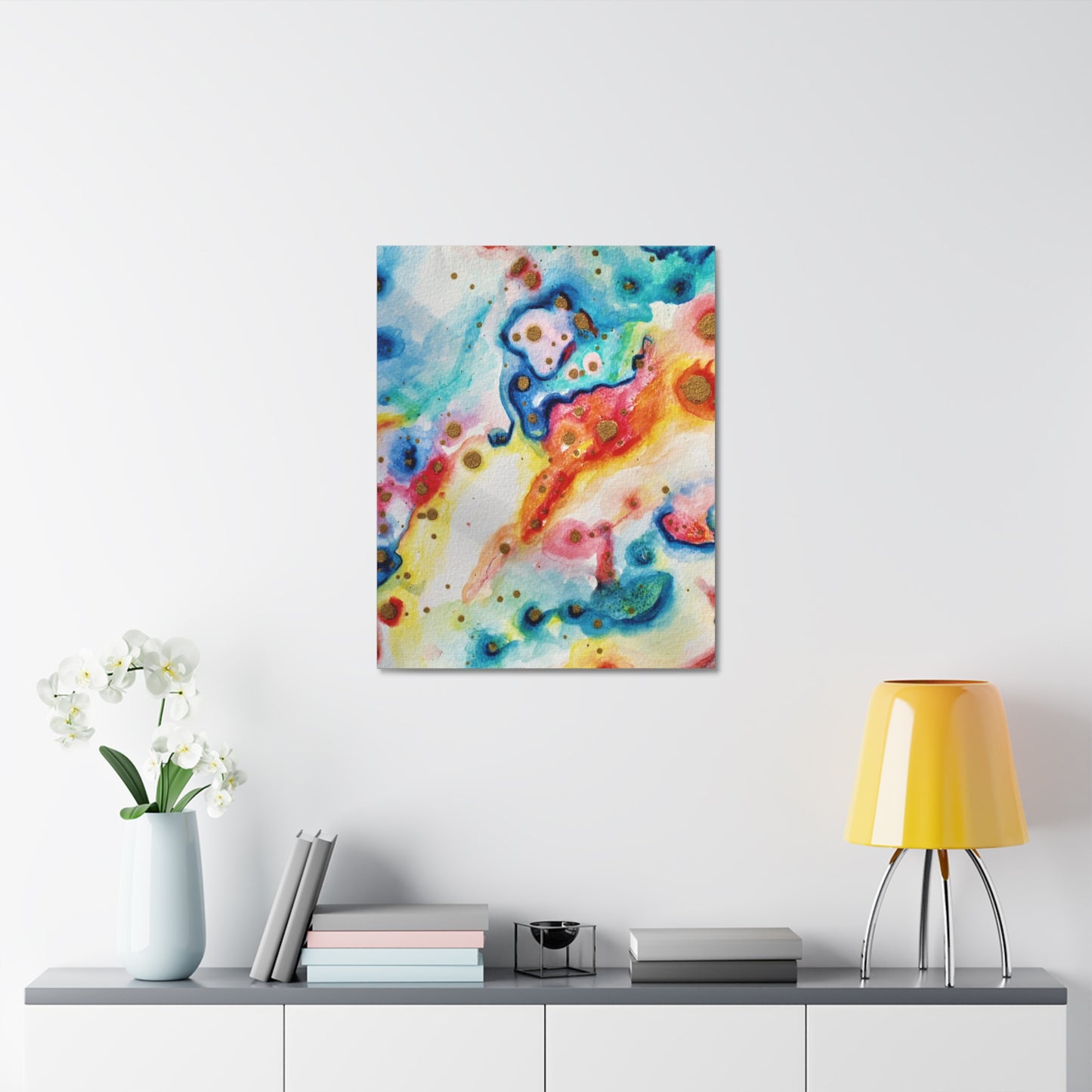 Blue Sky Angel Stretched Canvas