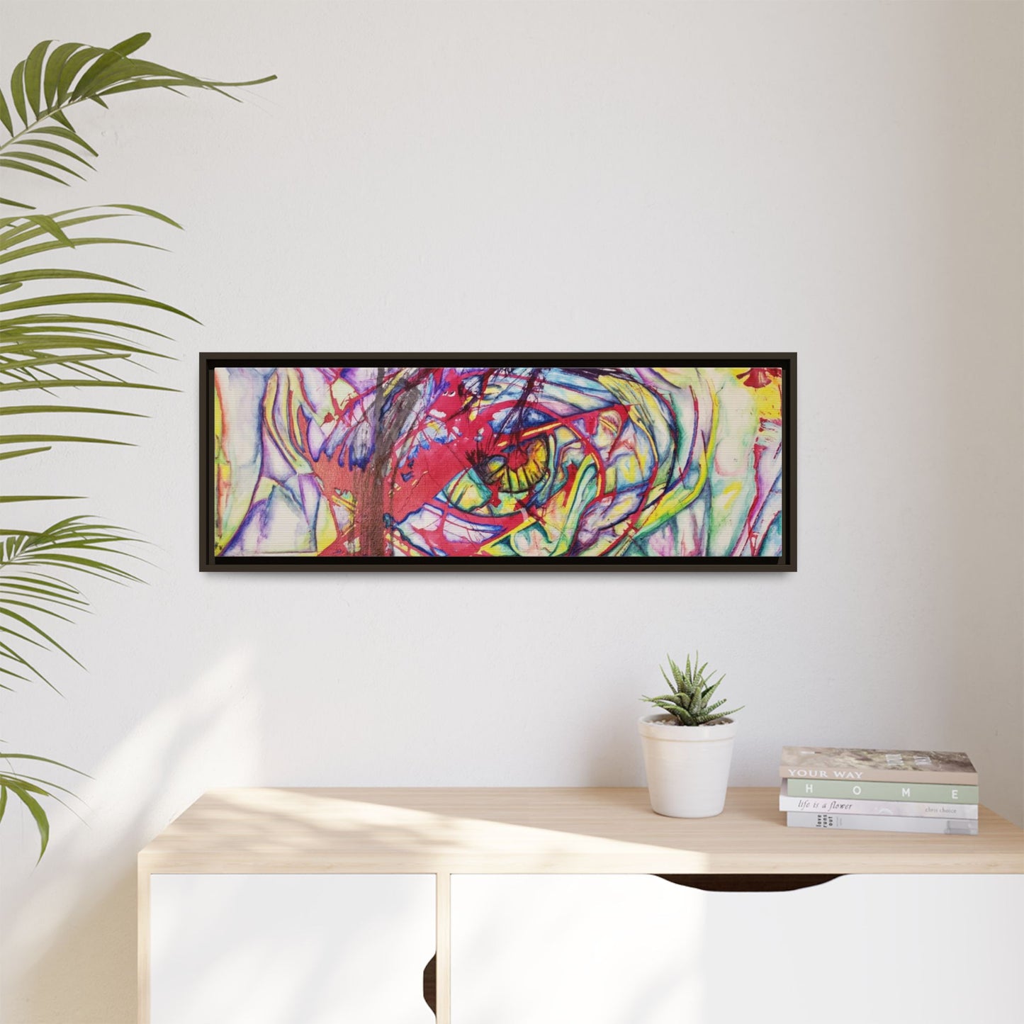 The Eye Framed Art Print - Kia Day Design