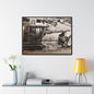 Concrete Worker Gallery Canvas Wraps Horizontal Frame 40″ x 30″ Black Premium Gallery Wraps (1.25″)