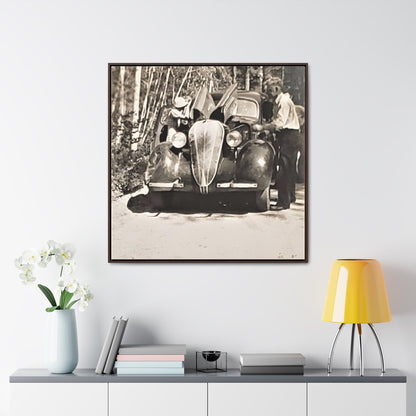 After The Black Hills 1939 Gallery Canvas Wraps Square Frame 36″ x 36″ Premium Gallery Wraps (1.25″) Walnut