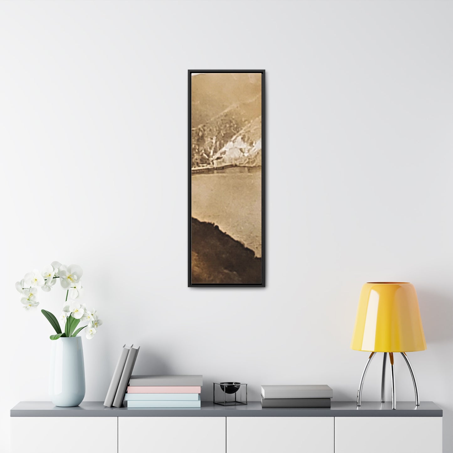 Morris Dam Lake Gallery Canvas Wraps, Vertical Frame