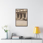 New York Public Library Gallery Canvas Wraps Vertical Frame 20″ x 30″ 1.25" Walnut