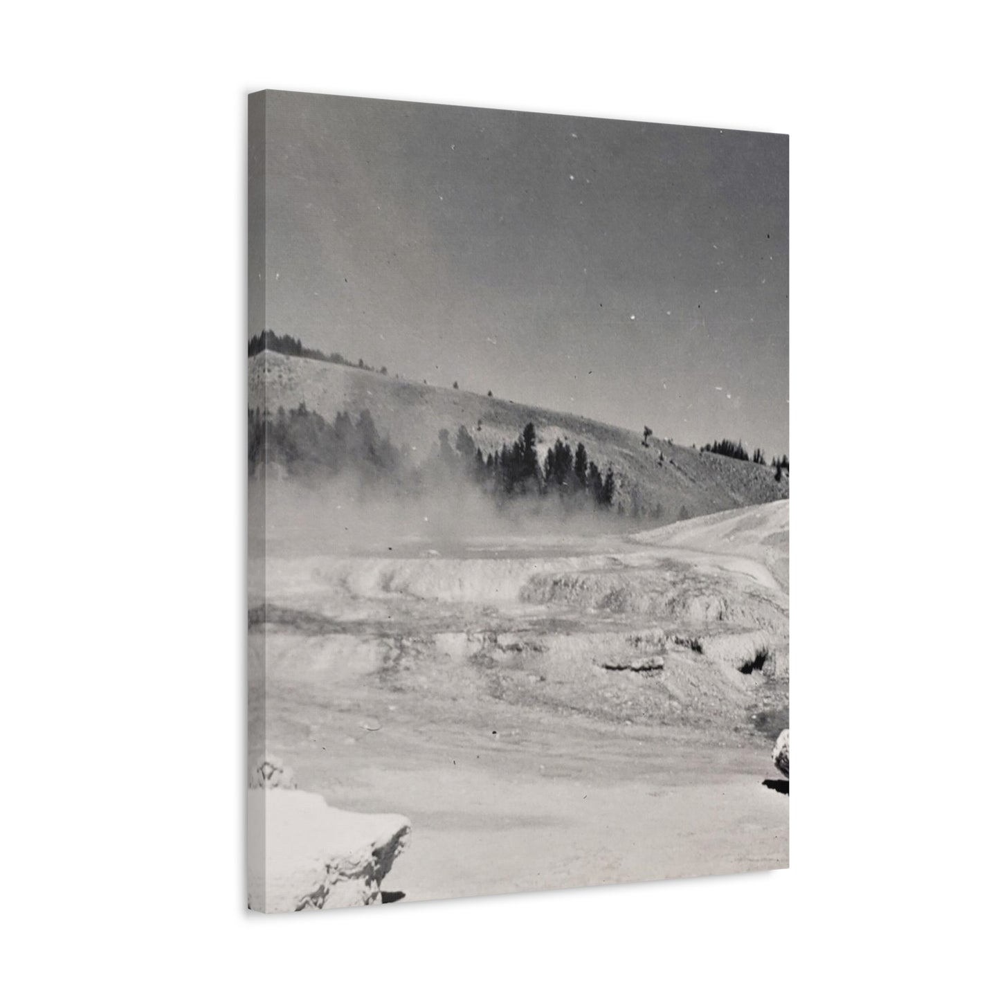 Mammoth Hot Springs Stretched Canvas