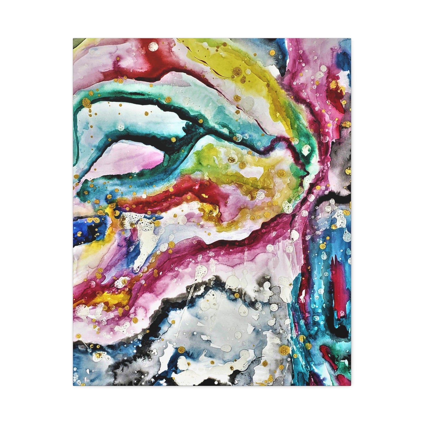 Cosmic Face Stretched Canvas