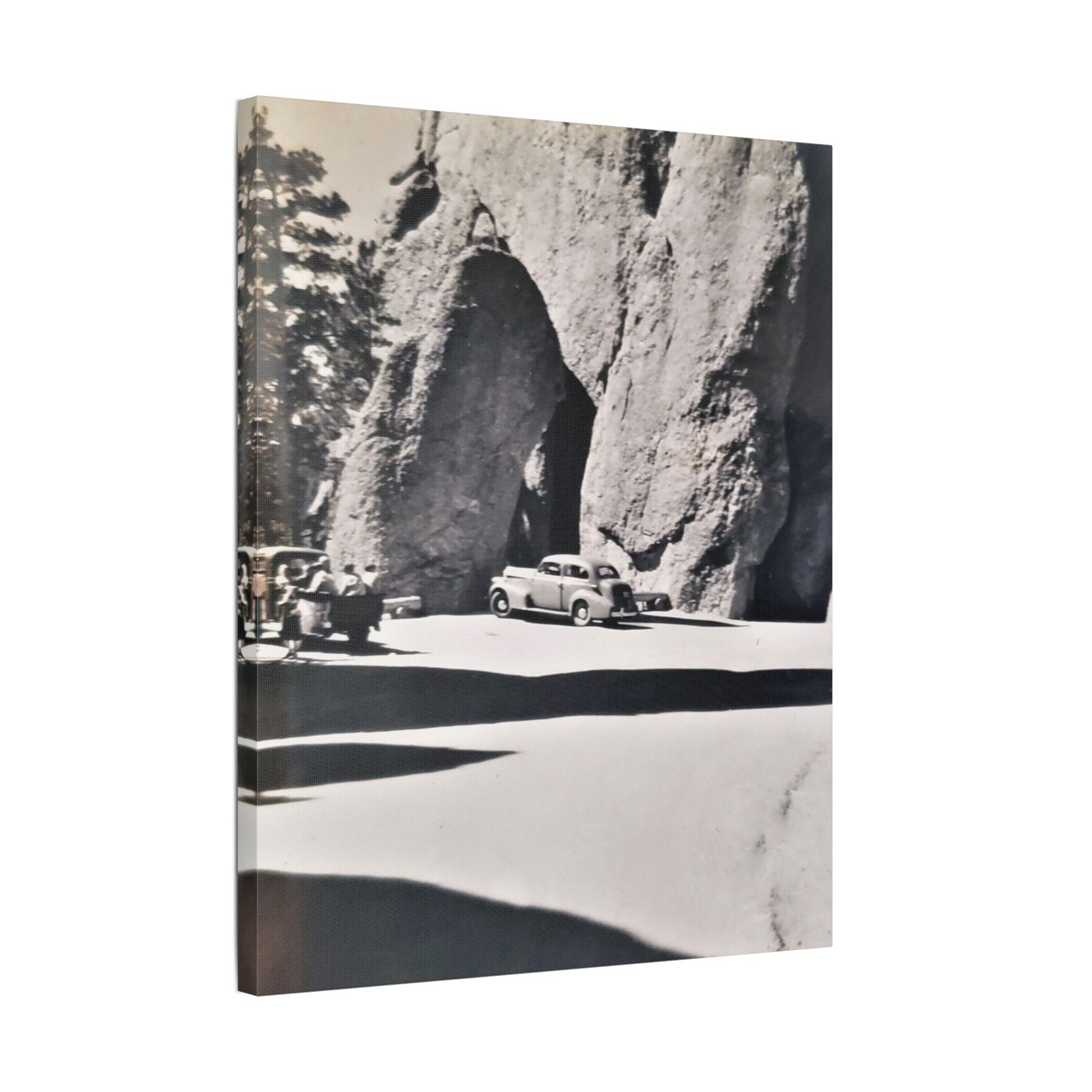 At the Needles Satin Canvas Stretched