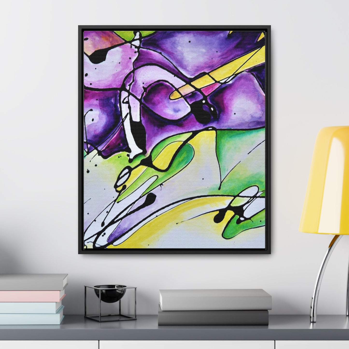 Purple Mountains Gallery Canvas Wraps, Vertical Frame