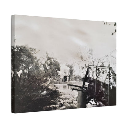 Bridge Satin Canvas Stretched