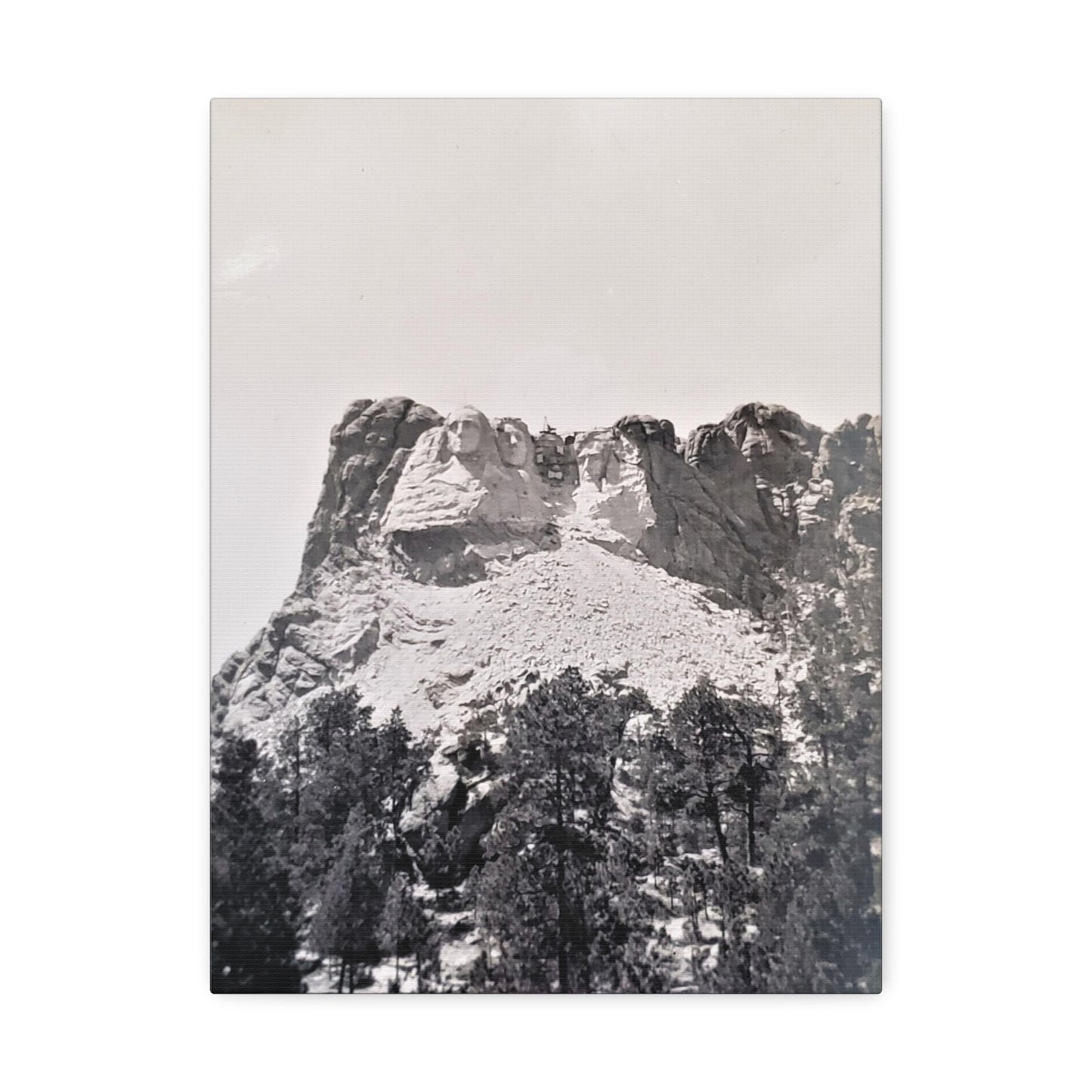 Black Hills Mount Rushmore Stretched Canvas