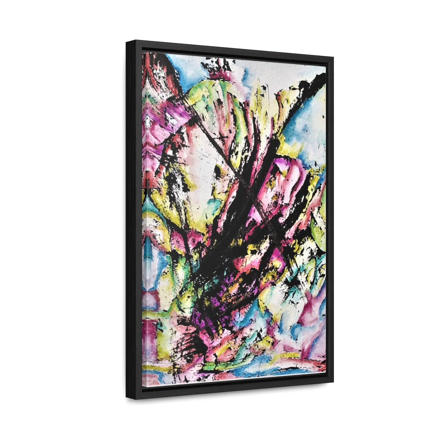 Kitty In Space Gallery Canvas Wraps, Vertical Frame