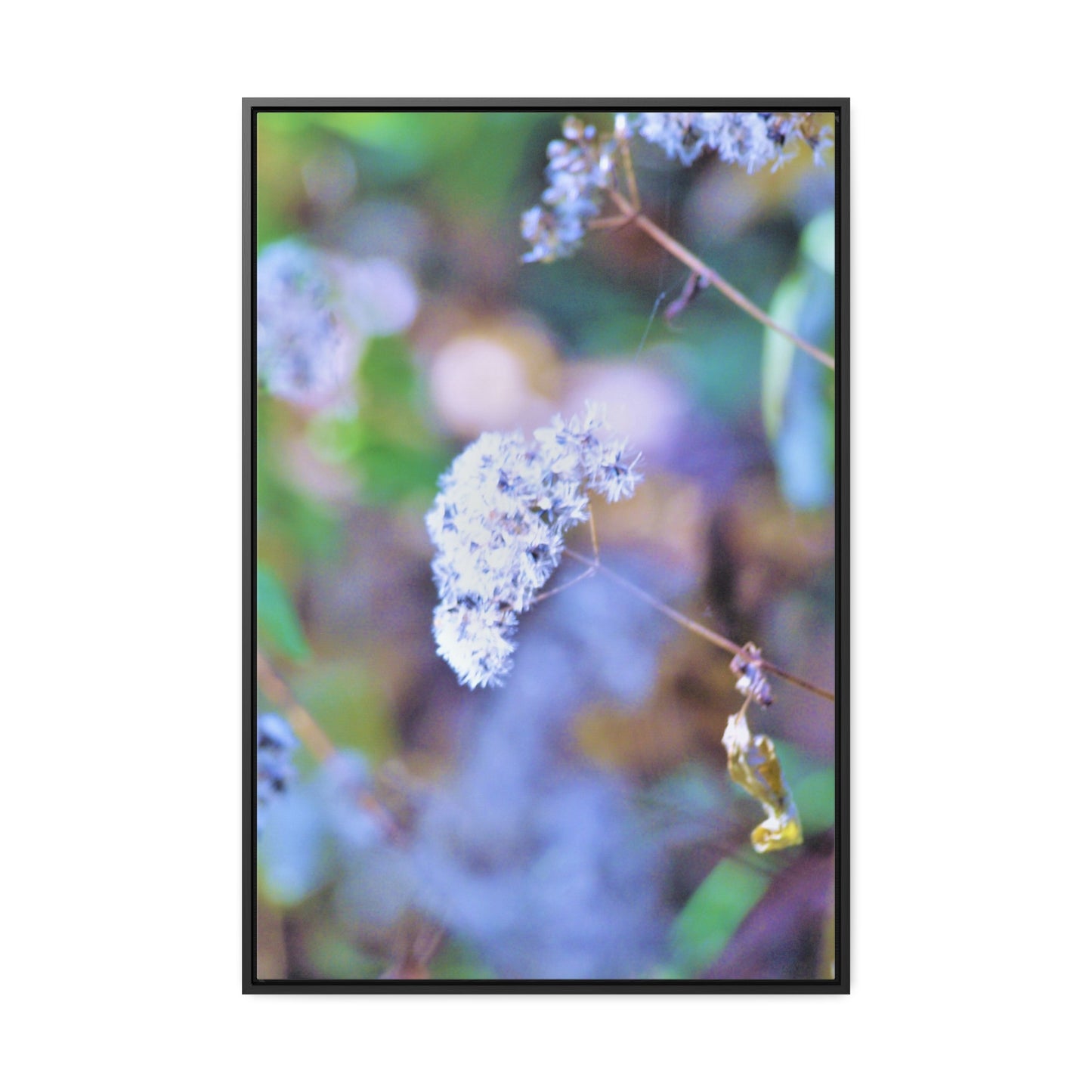 Macro Blue Gallery Canvas Wraps, Vertical Frame