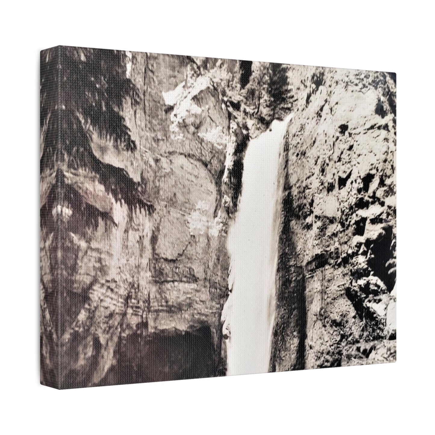 Tower Falls Yellowstone Stretched Canvas