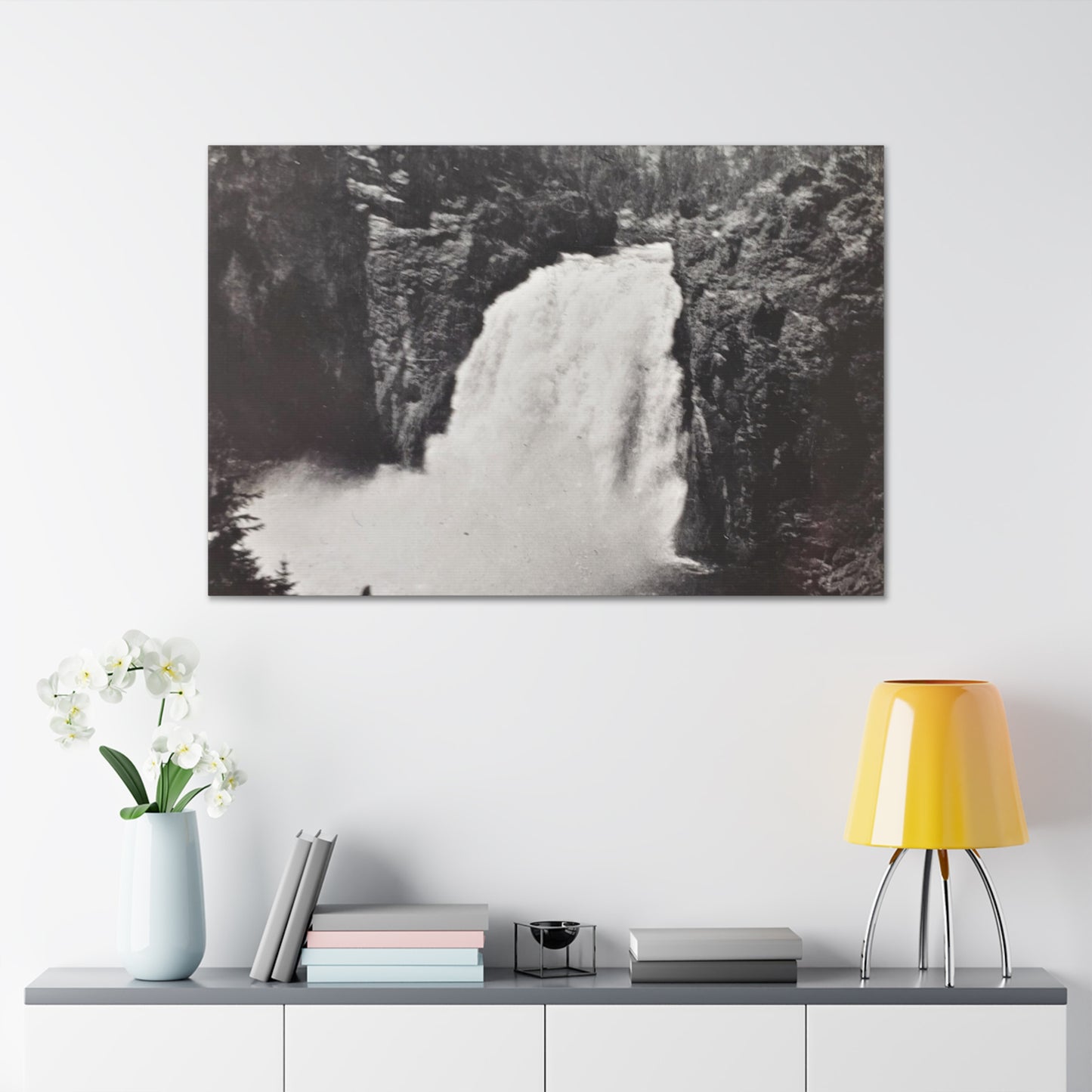 Upper Falls Yellowstone Canvas Gallery Wraps