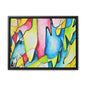 Blue Flame Gallery Canvas Wraps, Horizontal Frame 16″ x 12″ Black 1.25"