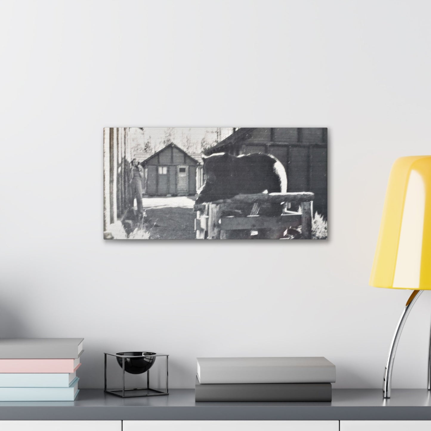 Yellowstone Bear Canvas Gallery Wraps 20″ x 10″ 1.25"