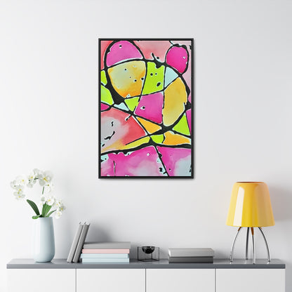 Pink Mouse Gallery Canvas Wraps, Vertical Frame