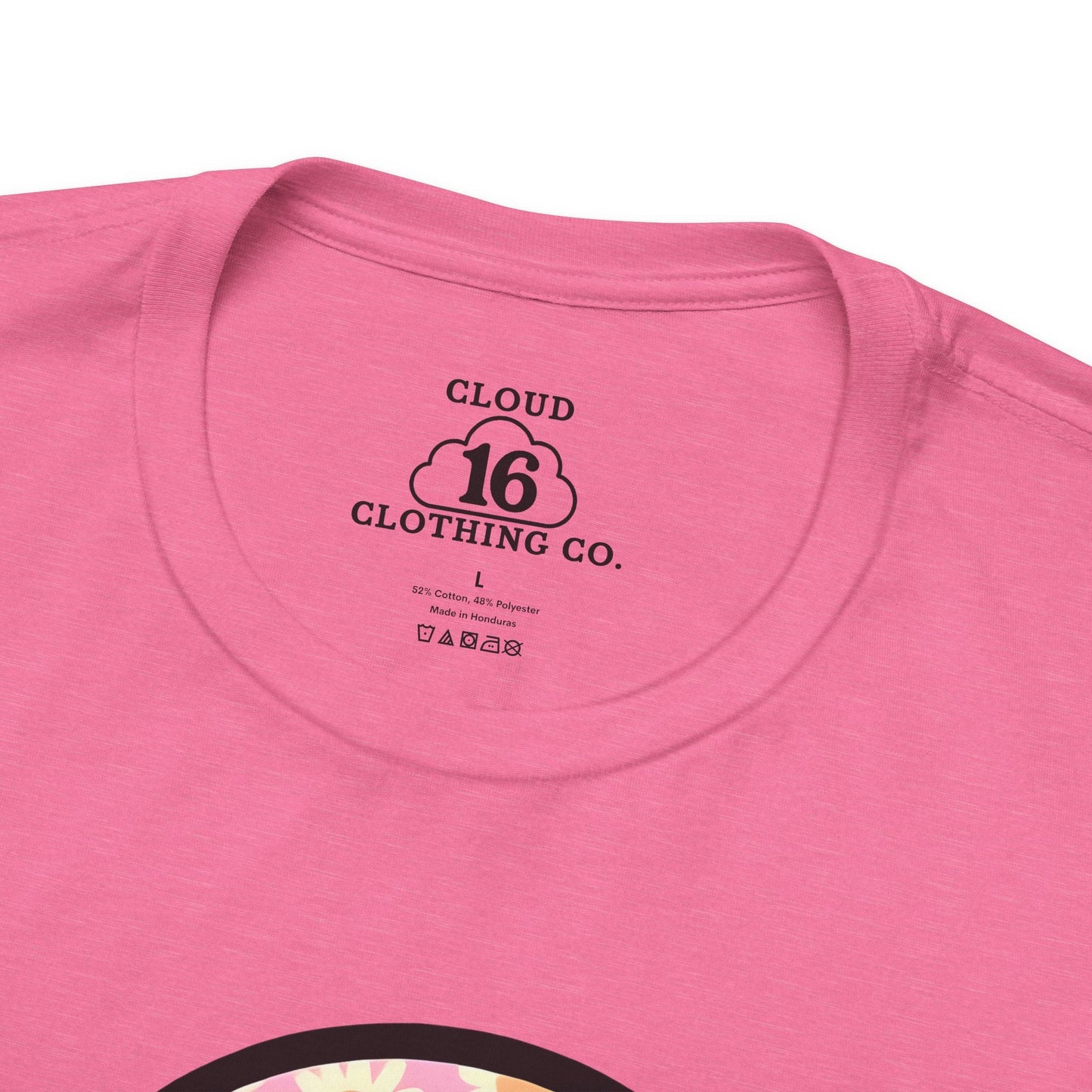 Smile Floral Womens T-Shirt - Positive Vibes Tee- Cloud 16 Clothing Co.- {{Product type}}