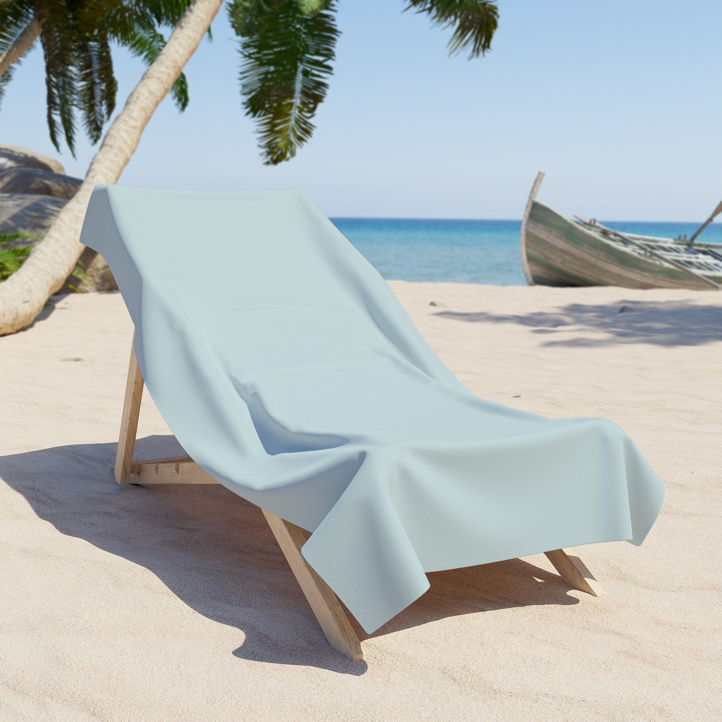 Geyser Blue Beach Towel