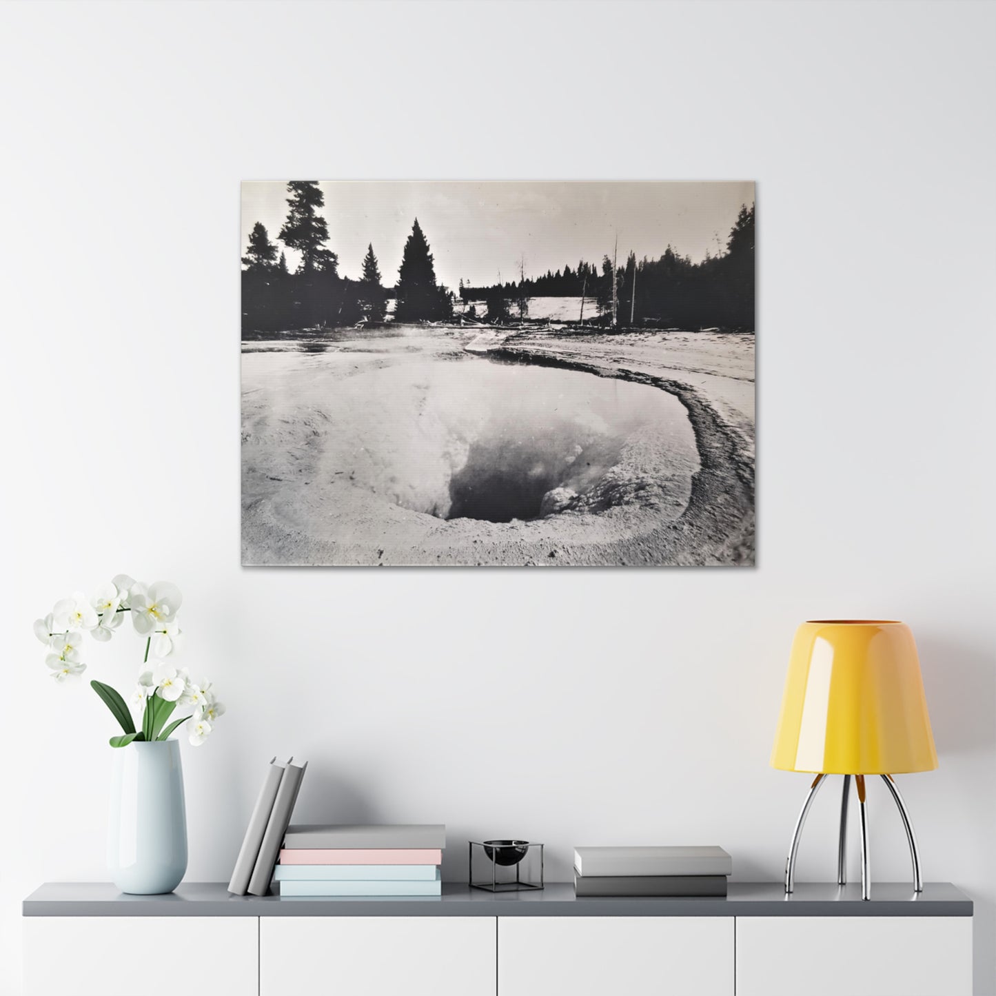 Morning Glory Pool Yellowstone Canvas Gallery Wraps