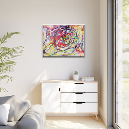 The Eye Framed Art Print - Kia Day Design