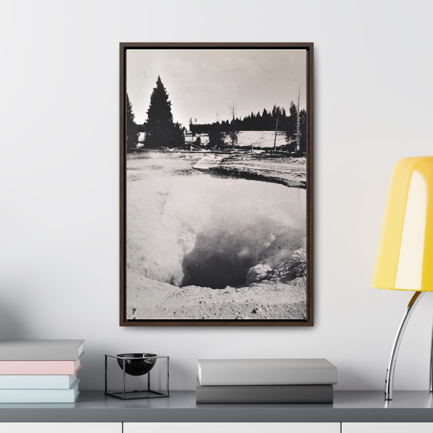 Morning Glory Pool Yellowstone Gallery Canvas Wraps, Vertical Frame