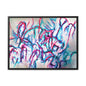 Pink Jellyfish Gallery Canvas Wraps, Horizontal Frame 24″ x 18″ Black 1.25"