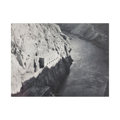 Boulder Dam Satin Canvas Stretched 24″ x 18″ (Horizontal) 1.5"