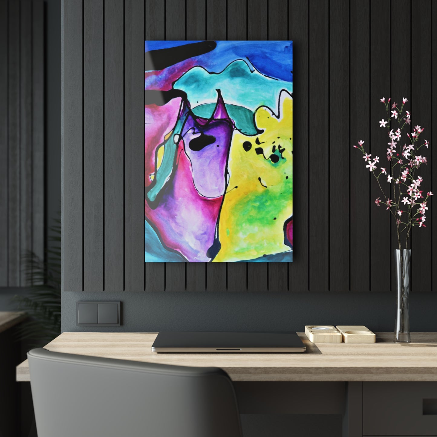 Cat Dog Acrylic Prints