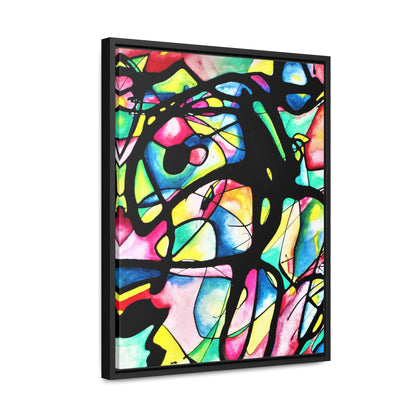 Peacock Gallery Canvas Wraps, Vertical Frame