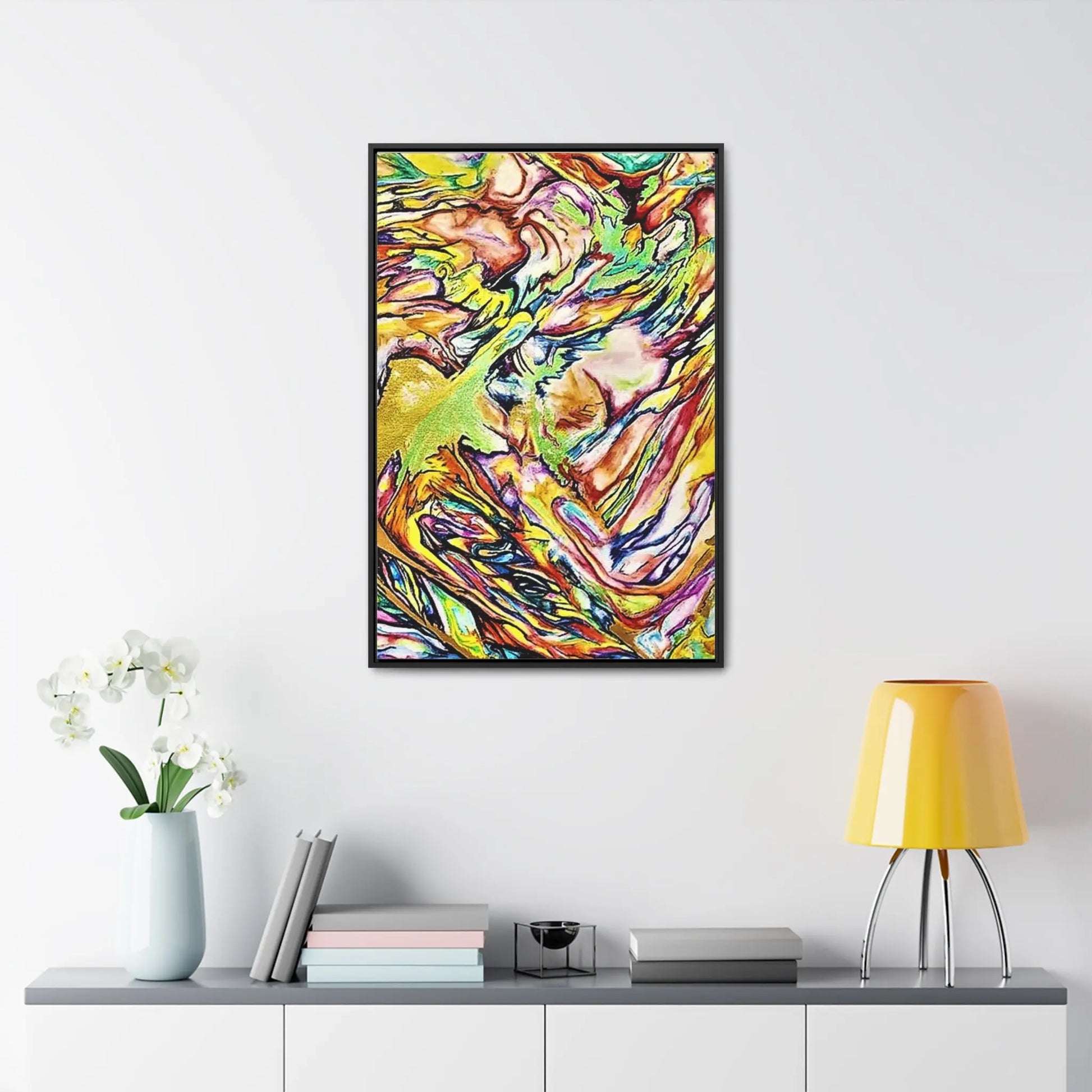 Phoenix Rising Gallery Canvas Wraps, Vertical Frame