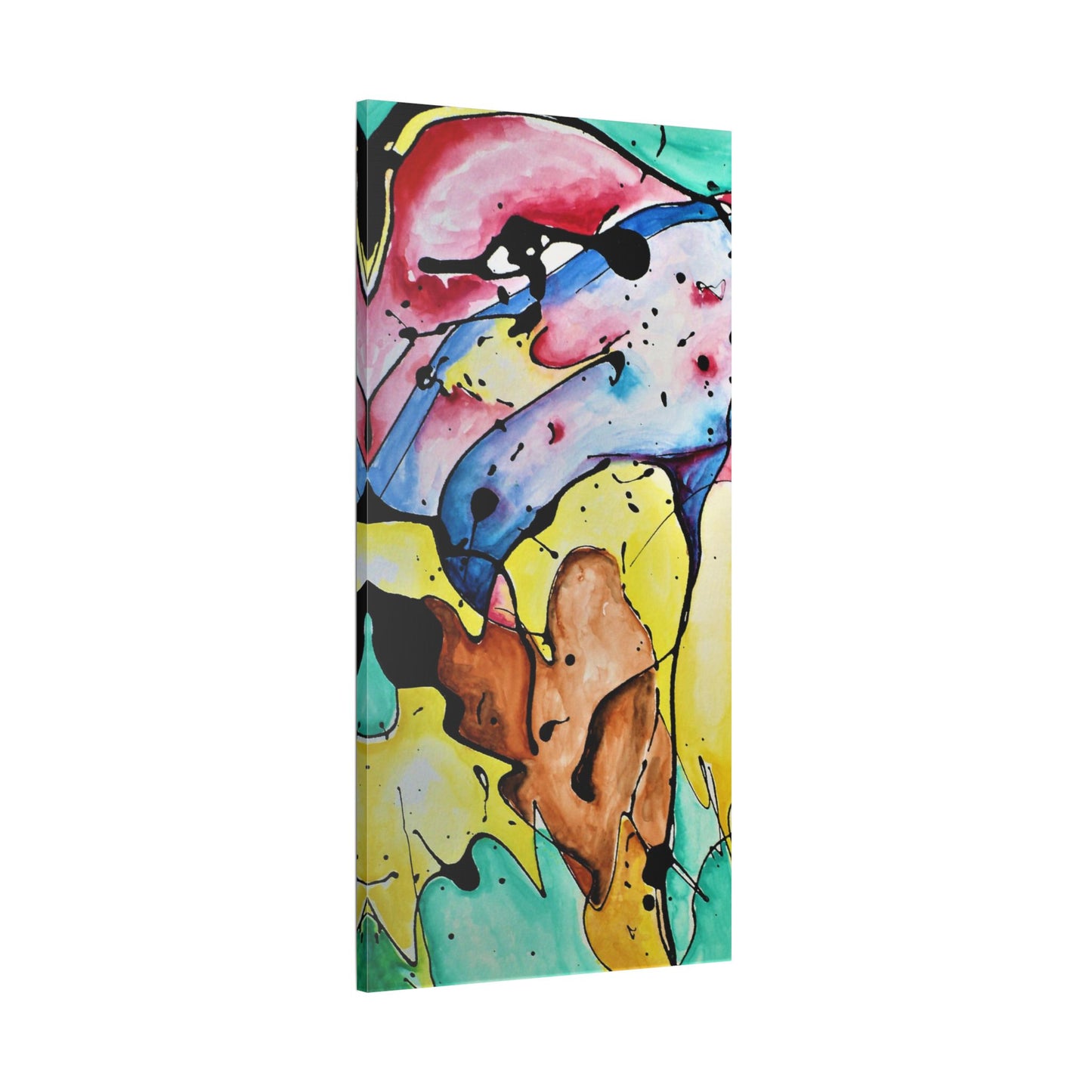 3rd Eye Sundae Satin Canvas Stretched - Kia Day Design