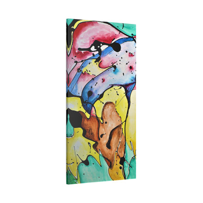 3rd Eye Sundae Satin Canvas Stretched - Kia Day Design