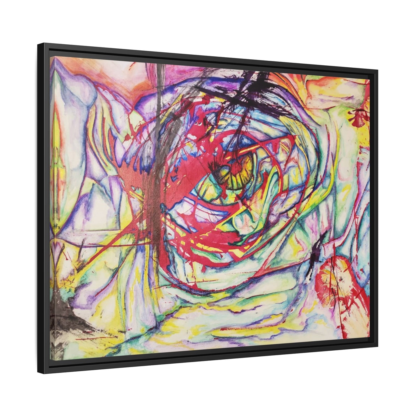 The Eye Framed Art Print - Kia Day Design