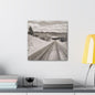 Western Road Canvas Gallery Wraps 16″ x 16″ 1.25"