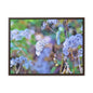 Macro Blue Gallery Canvas Wraps, Horizontal Frame 24″ x 18″ Walnut Premium Gallery Wraps (1.25″)