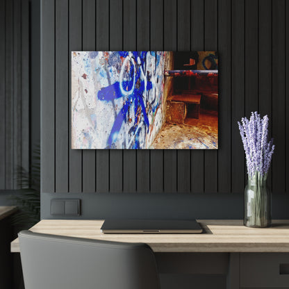 Graffiti Urban Photo Acrylic Print — French Cleat Hanging - 30″ x 20″ (Horizontal) 0.25'' - Home Decor