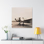 Refueling Mid-Contintent Chief Line Omaha Airport 1939 Canvas Gallery Wraps 36″ x 36″ 1.25"