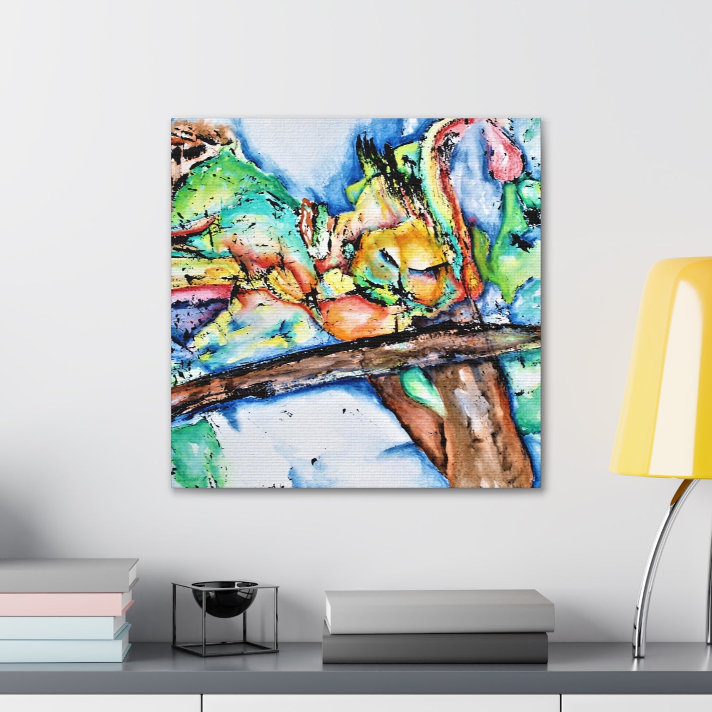 Owl In Flight Canvas Gallery Wraps