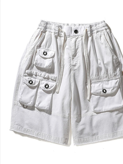Men's Multi Pockets Shorts - -