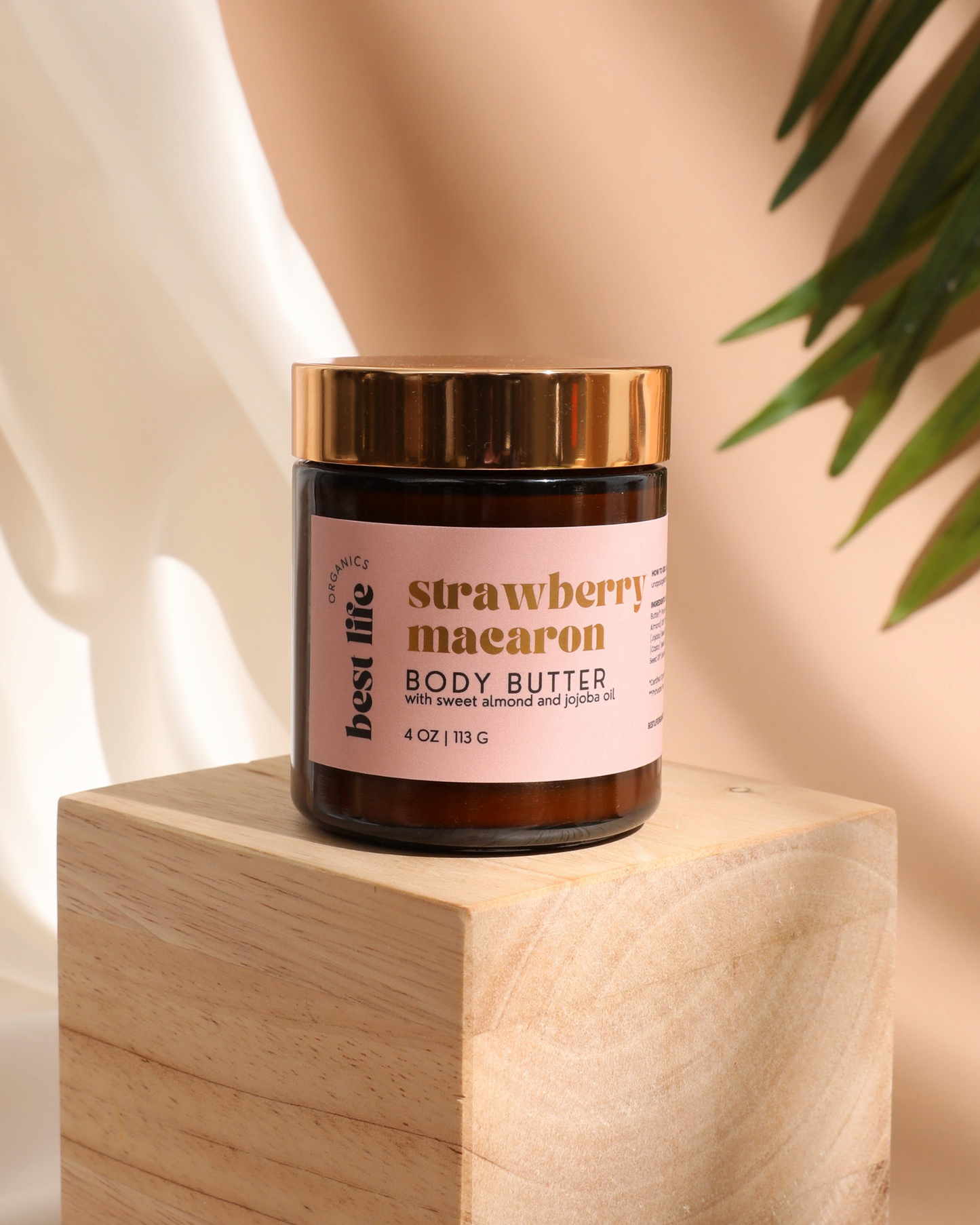 Strawberry Macaron Body Butter - 4 oz - Lotion & Moisturizer