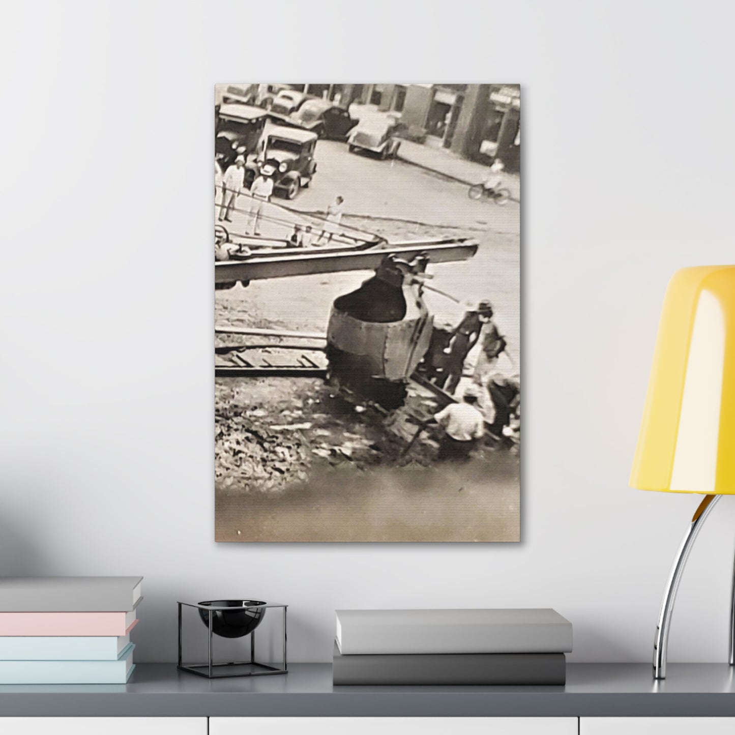 Concrete Worker Canvas Gallery Wraps