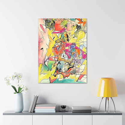 Colorful Abstract Canvas Gallery Wraps 30″ x 40″ 1.25"